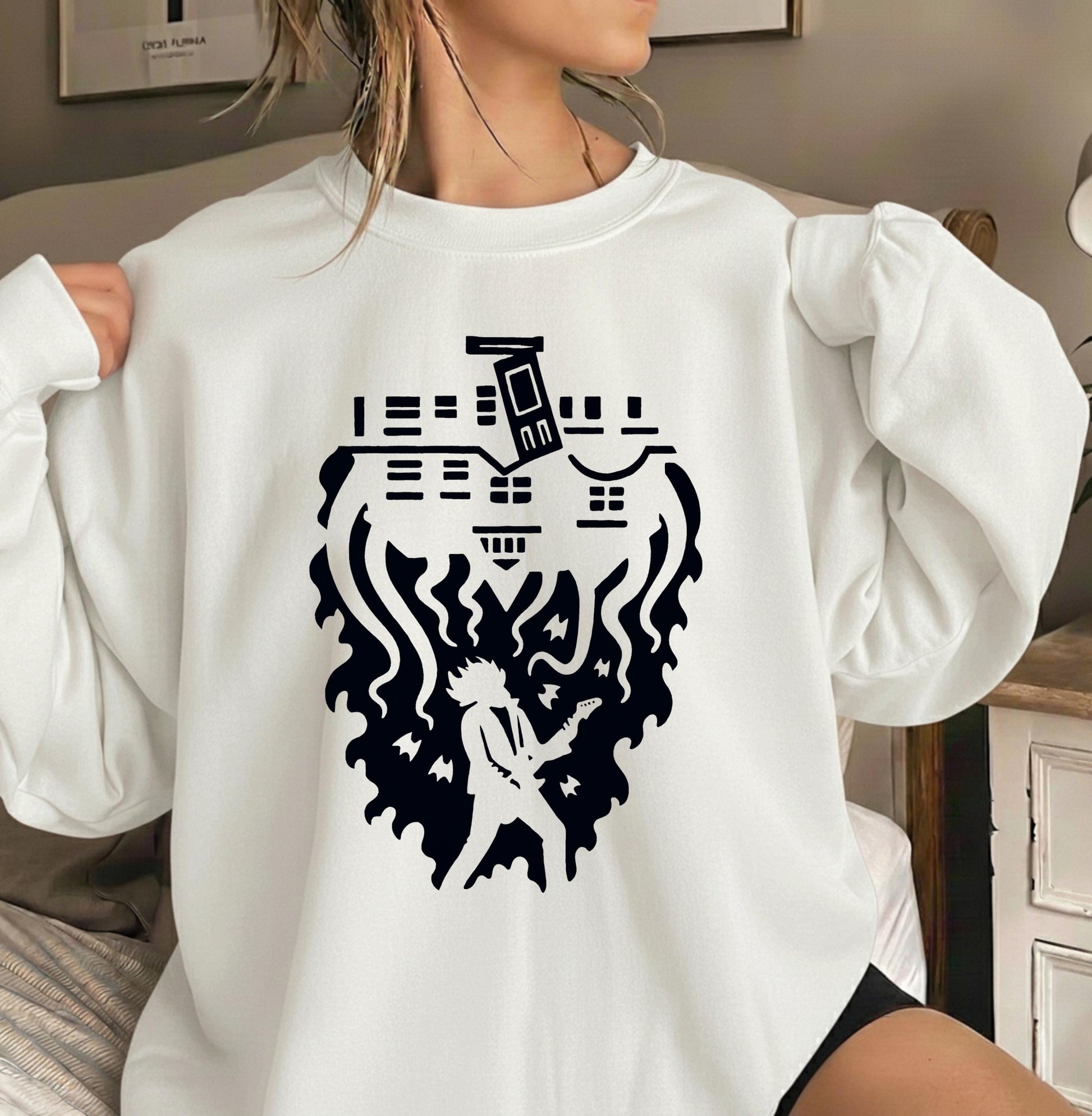 Upside Down Inspired Shirt – Eddie Vibes Halloween & Christmas Graphic Tee