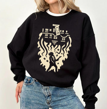 Upside Down Inspired Shirt – Eddie Vibes Halloween & Christmas Graphic Tee