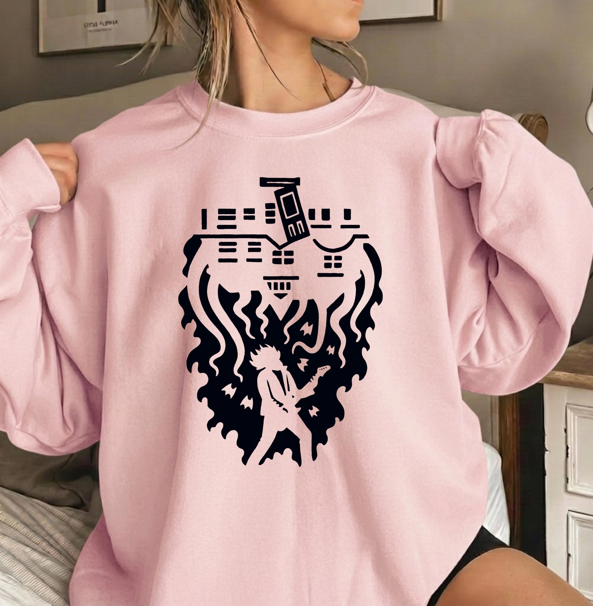 Upside Down Inspired Shirt – Eddie Vibes Halloween & Christmas Graphic Tee