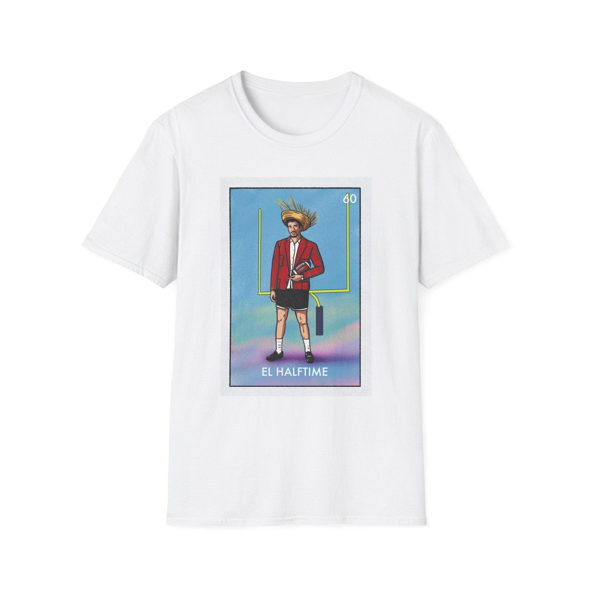 El Halftime Football Graphic T-Shirt – Puerto Rico Music Fan Tee