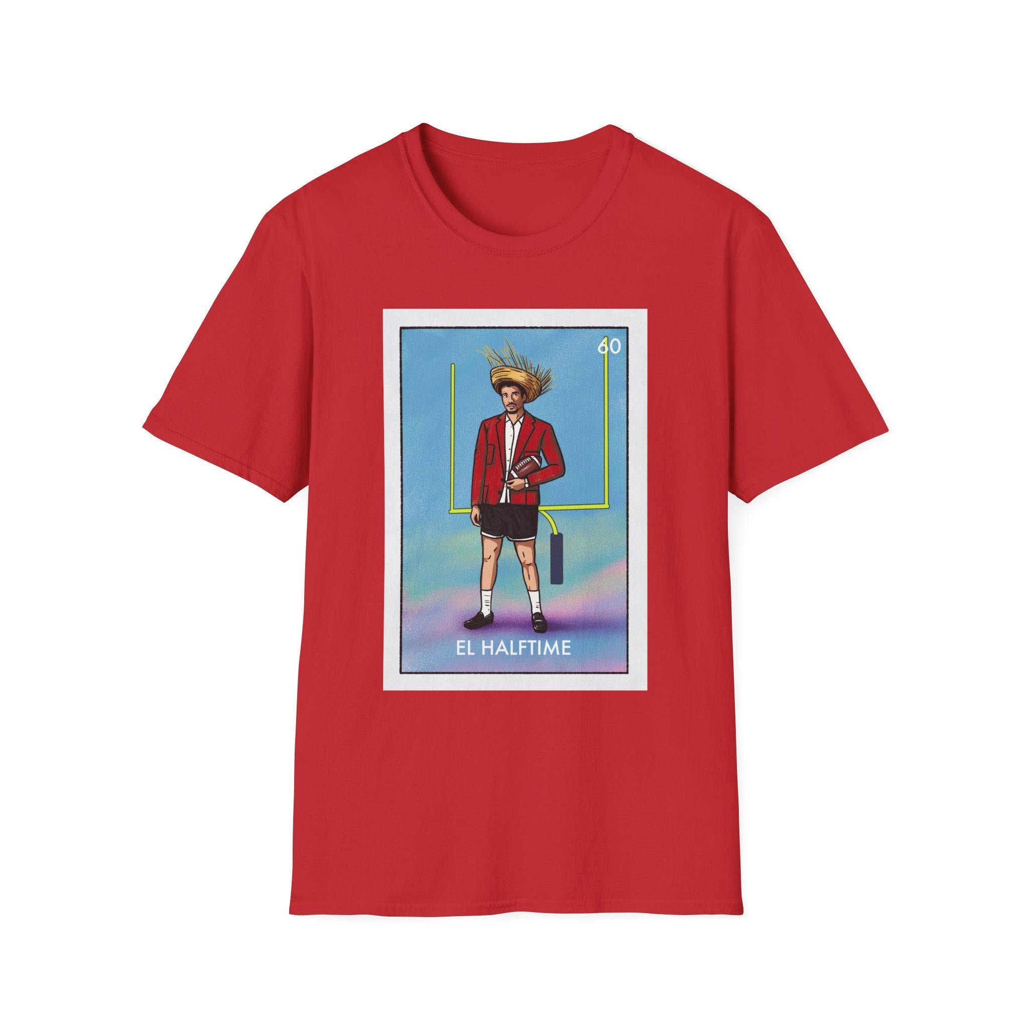 El Halftime Football Graphic T-Shirt – Puerto Rico Music Fan Tee
