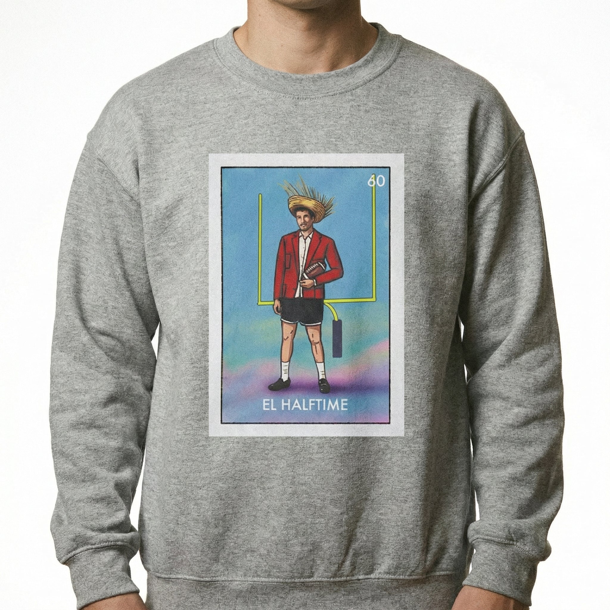 El Halftime Football Graphic T-Shirt – Puerto Rico Music Fan Tee