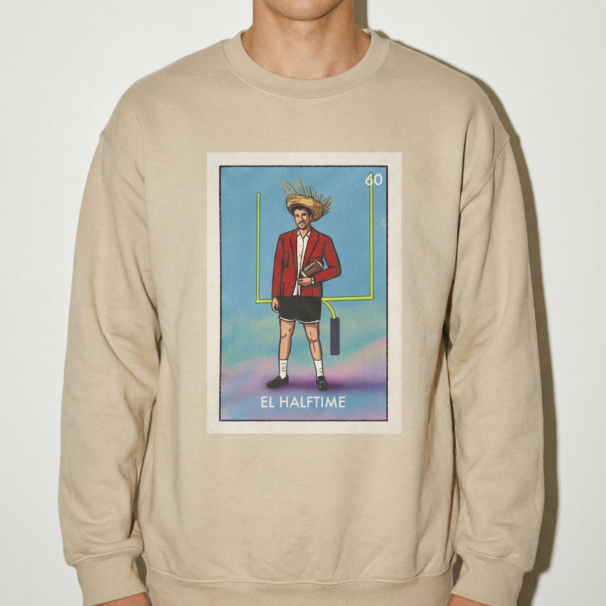 El Halftime Football Graphic T-Shirt – Puerto Rico Music Fan Tee