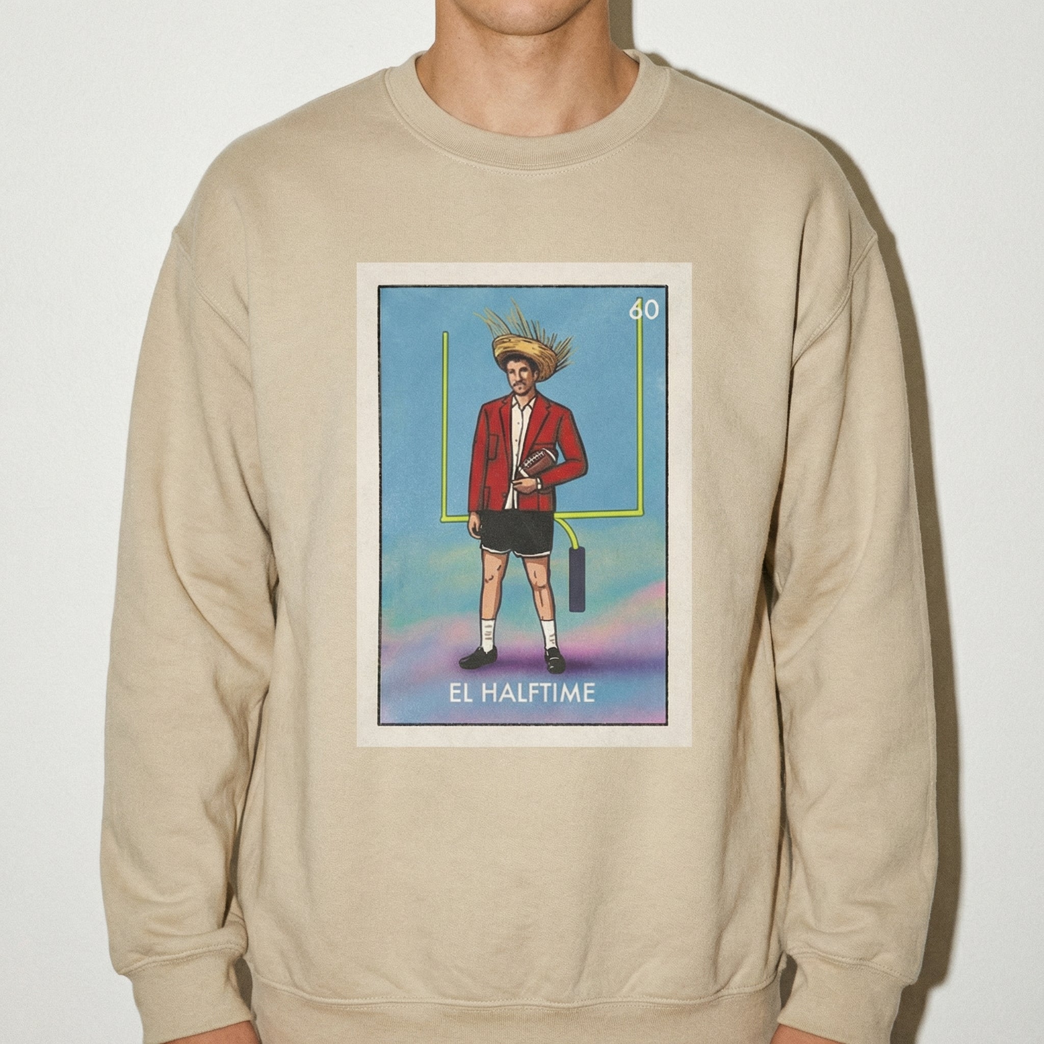 El Halftime Football Graphic T-Shirt – Puerto Rico Music Fan Tee