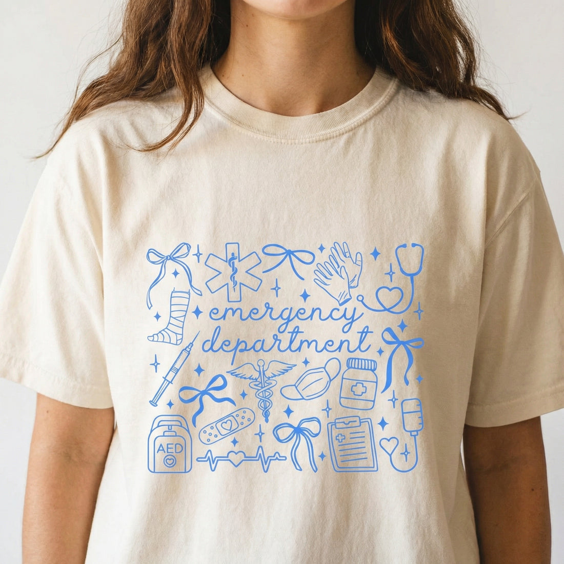 Emergency Department Nurse Shirt – Coquette ER Graphic Tee