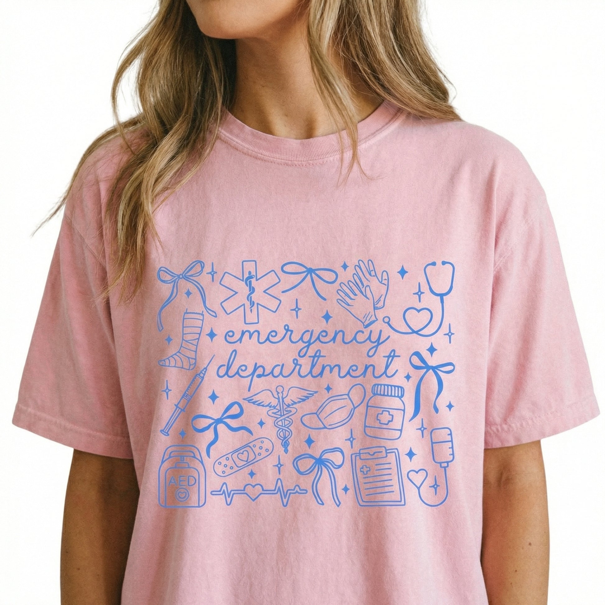 Emergency Department Nurse Shirt – Coquette ER Graphic Tee