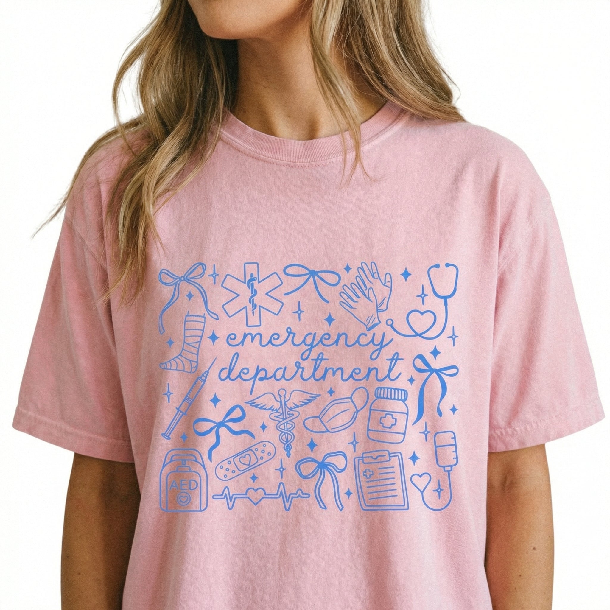 Emergency Department Nurse Shirt – Coquette ER Graphic Tee