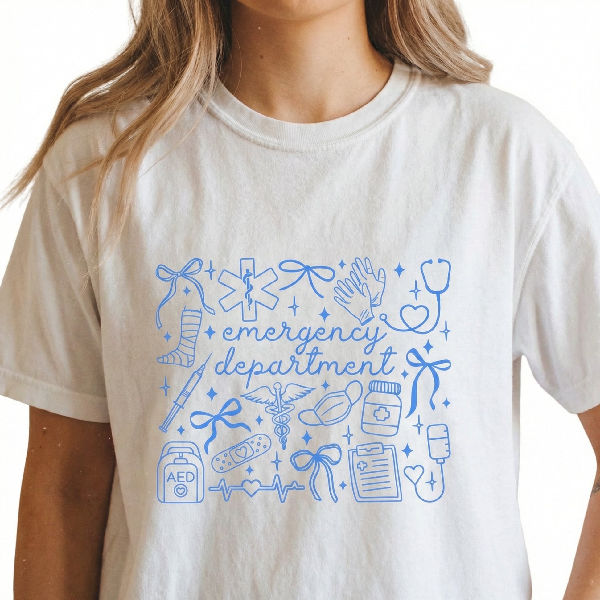 Emergency Department Nurse Shirt – Coquette ER Graphic Tee