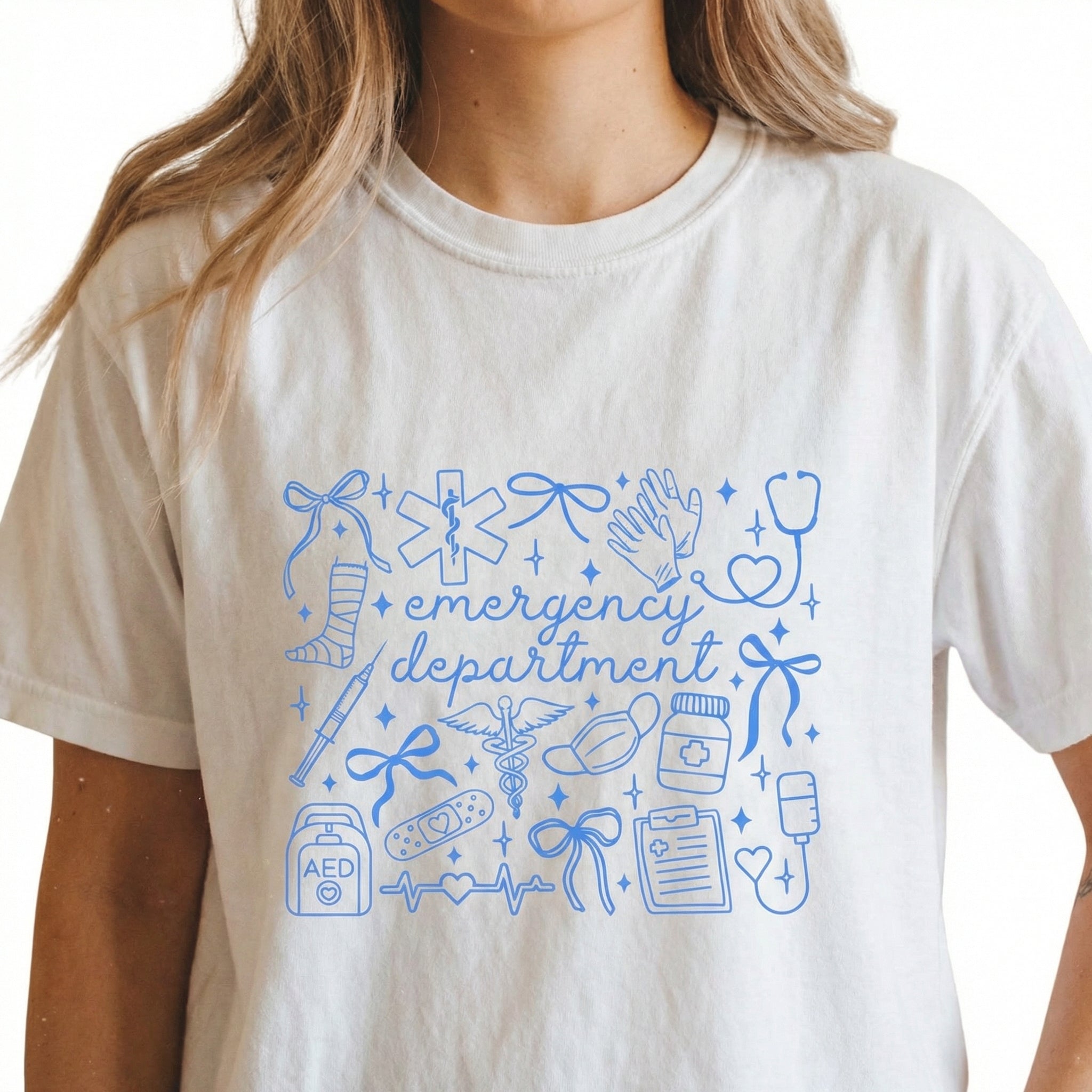 Emergency Department Nurse Shirt – Coquette ER Graphic Tee