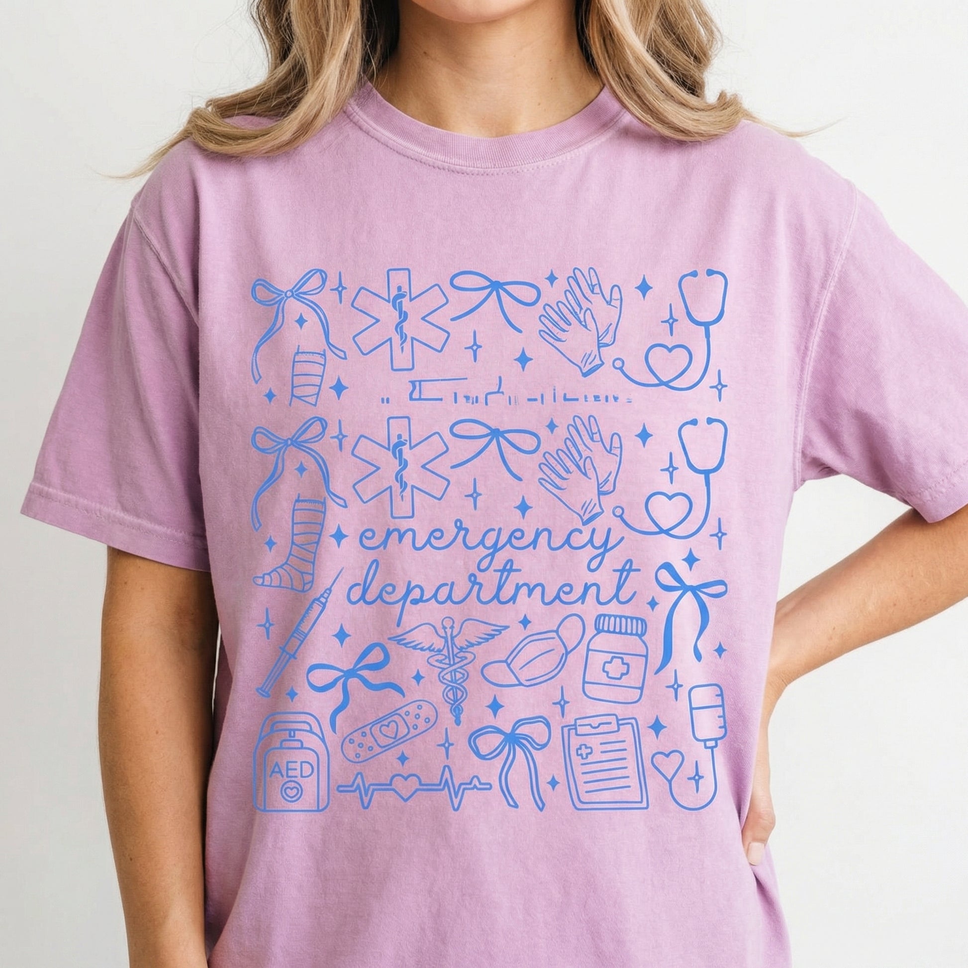 Emergency Department Nurse Shirt – Coquette ER Graphic Tee