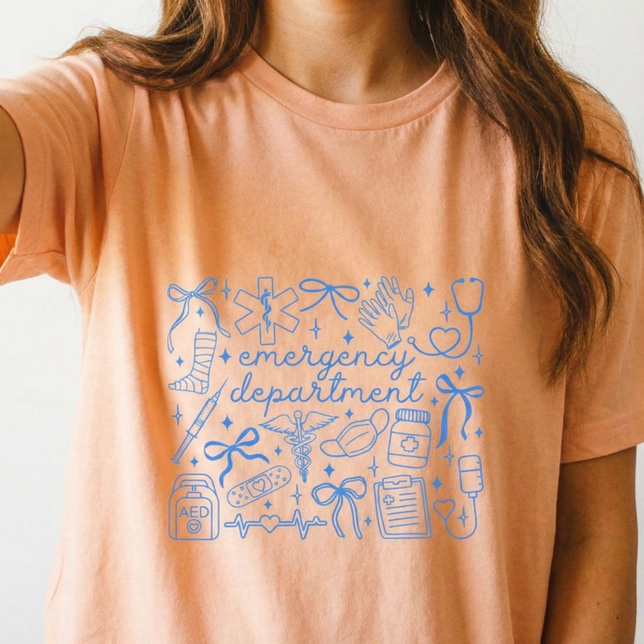 Emergency Department Nurse Shirt – Coquette ER Graphic Tee