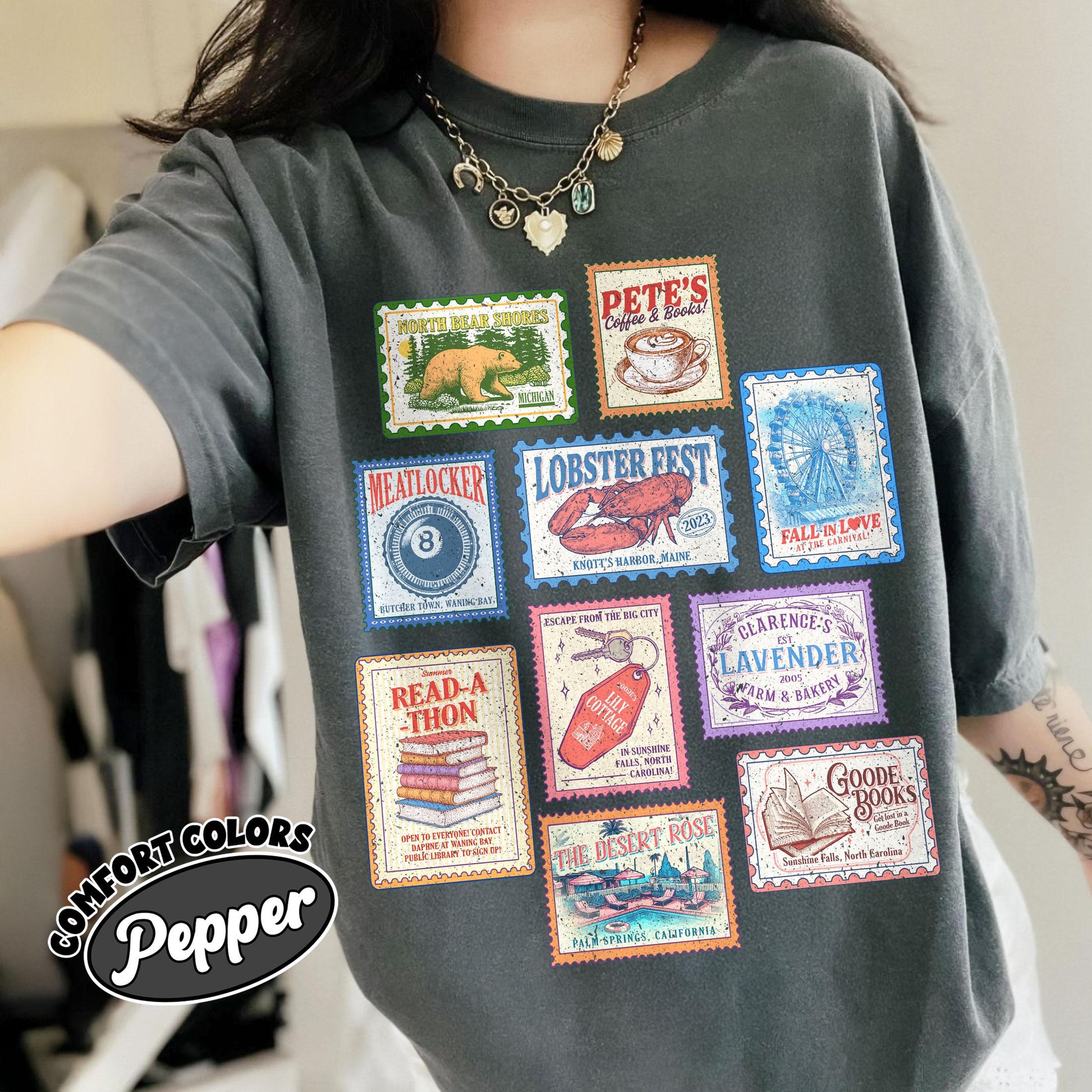 Beach Read Inspired Shirt – Romance Book Stamp Tee for Readers