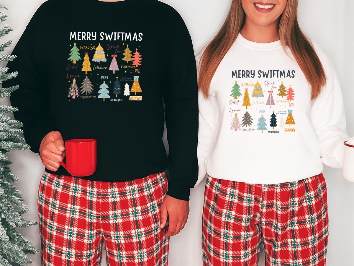 Eras-Inspired Christmas T-Shirt – Merry S-mas Swift Music Fan Tee