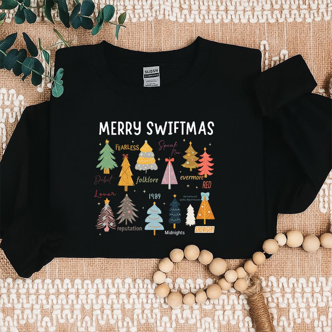 Eras-Inspired Christmas T-Shirt – Merry S-mas Swift Music Fan Tee