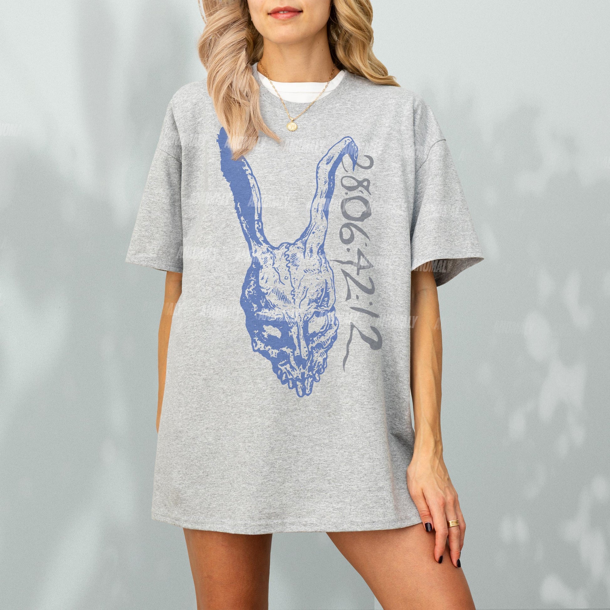 Evil Rabbit Horror Movie T-Shirt – Y2K Gothic Donnie Graphic Tee