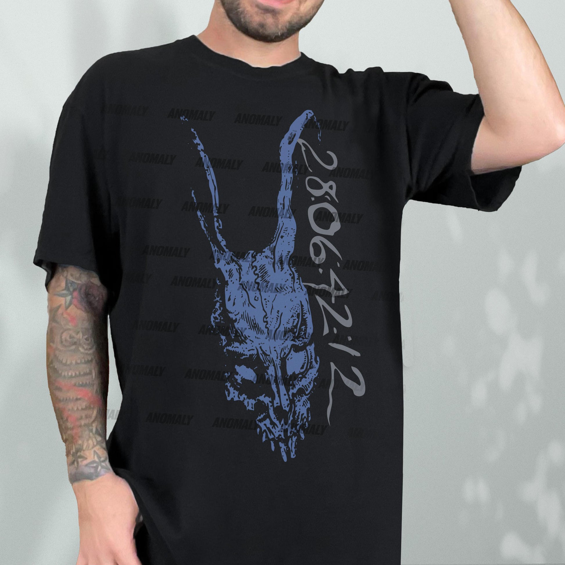 Evil Rabbit Horror Movie T-Shirt – Y2K Gothic Donnie Graphic Tee