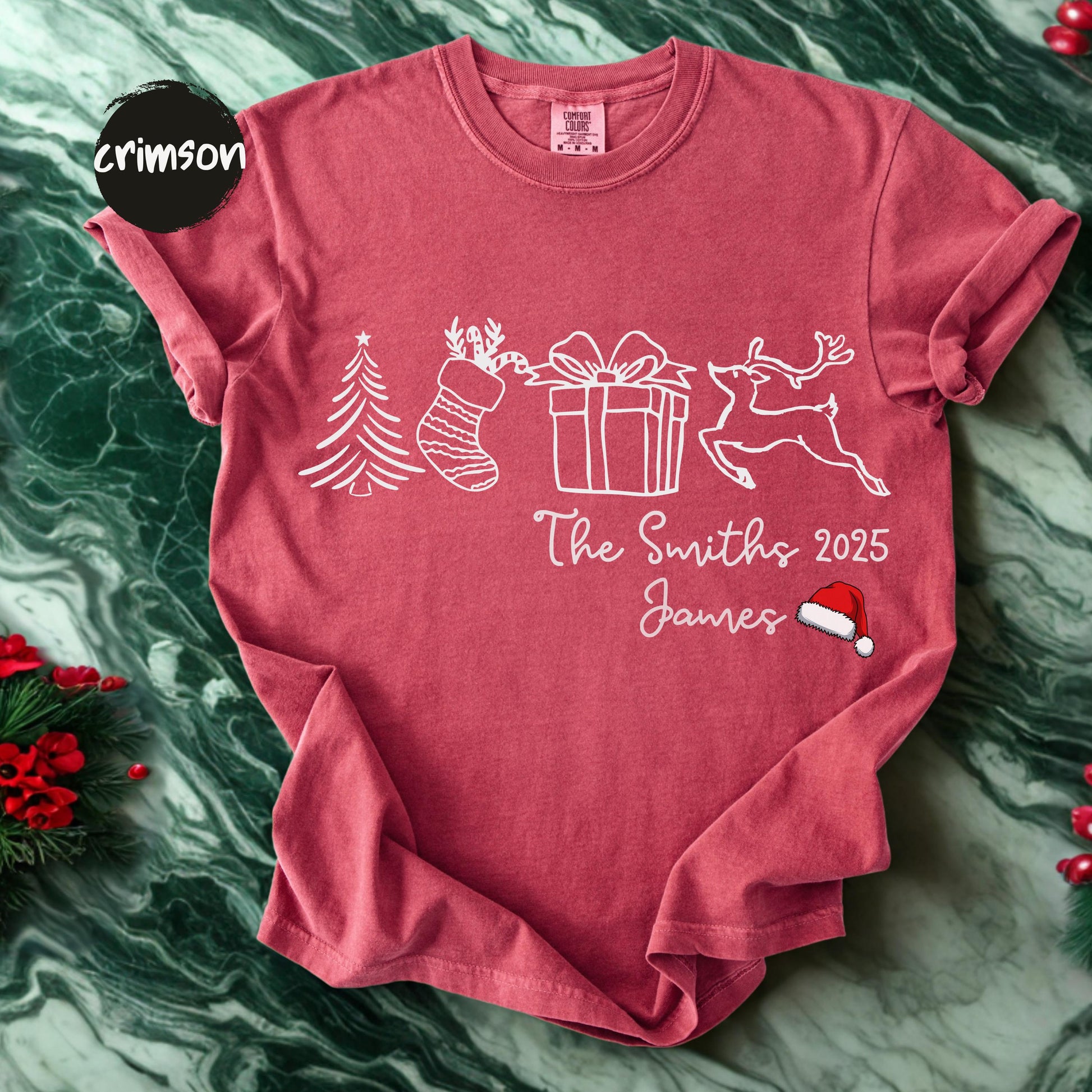 Family Christmas Shirt – Custom Name Holiday Tee, Personalized Funny Xmas Gift
