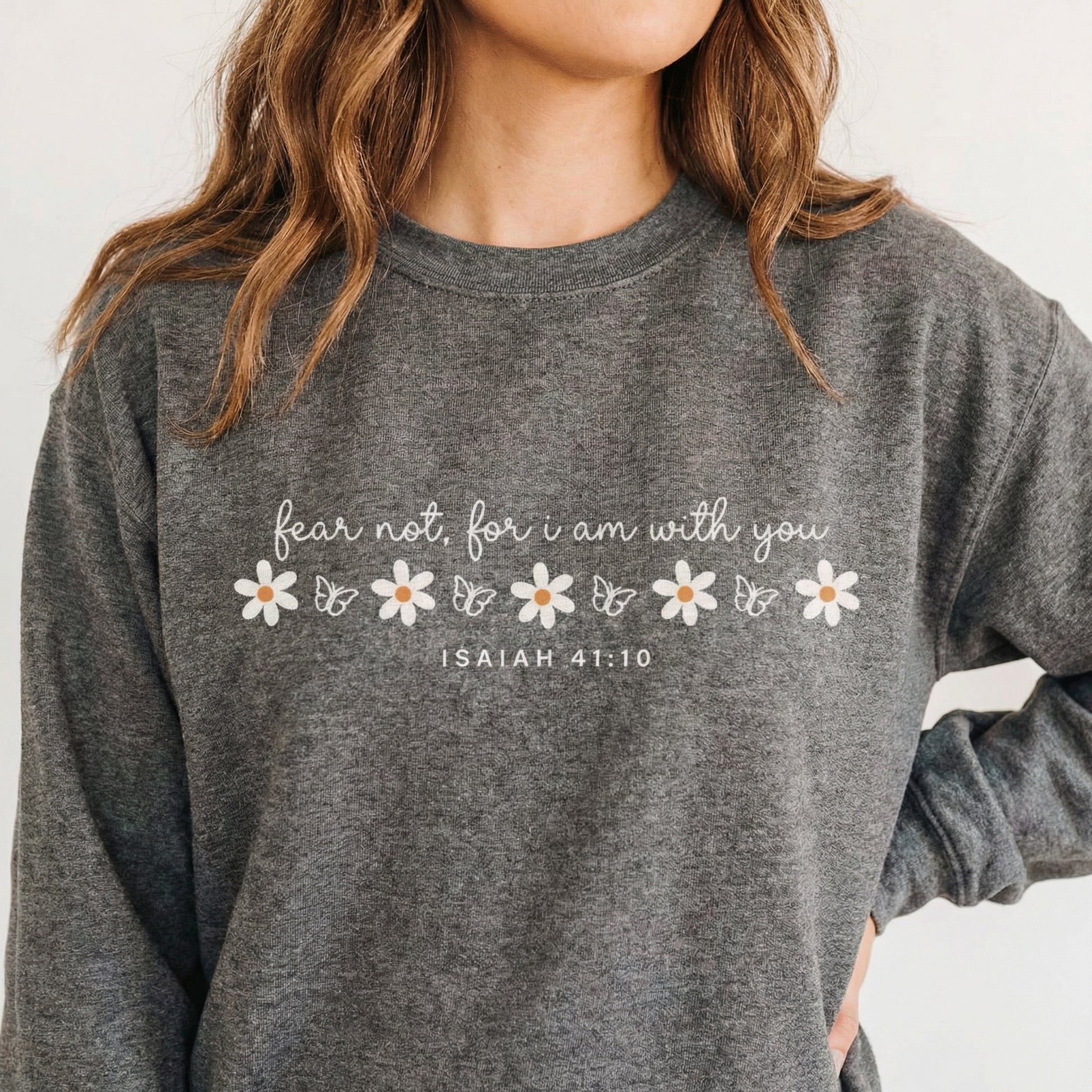 Fear Not Christian Graphic T-Shirt – Isaiah Bible Verse Faith Tee