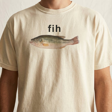 Fih Fish Meme T-Shirt – Funny Internet Humor Graphic Tee – Gen Z Style Shirt