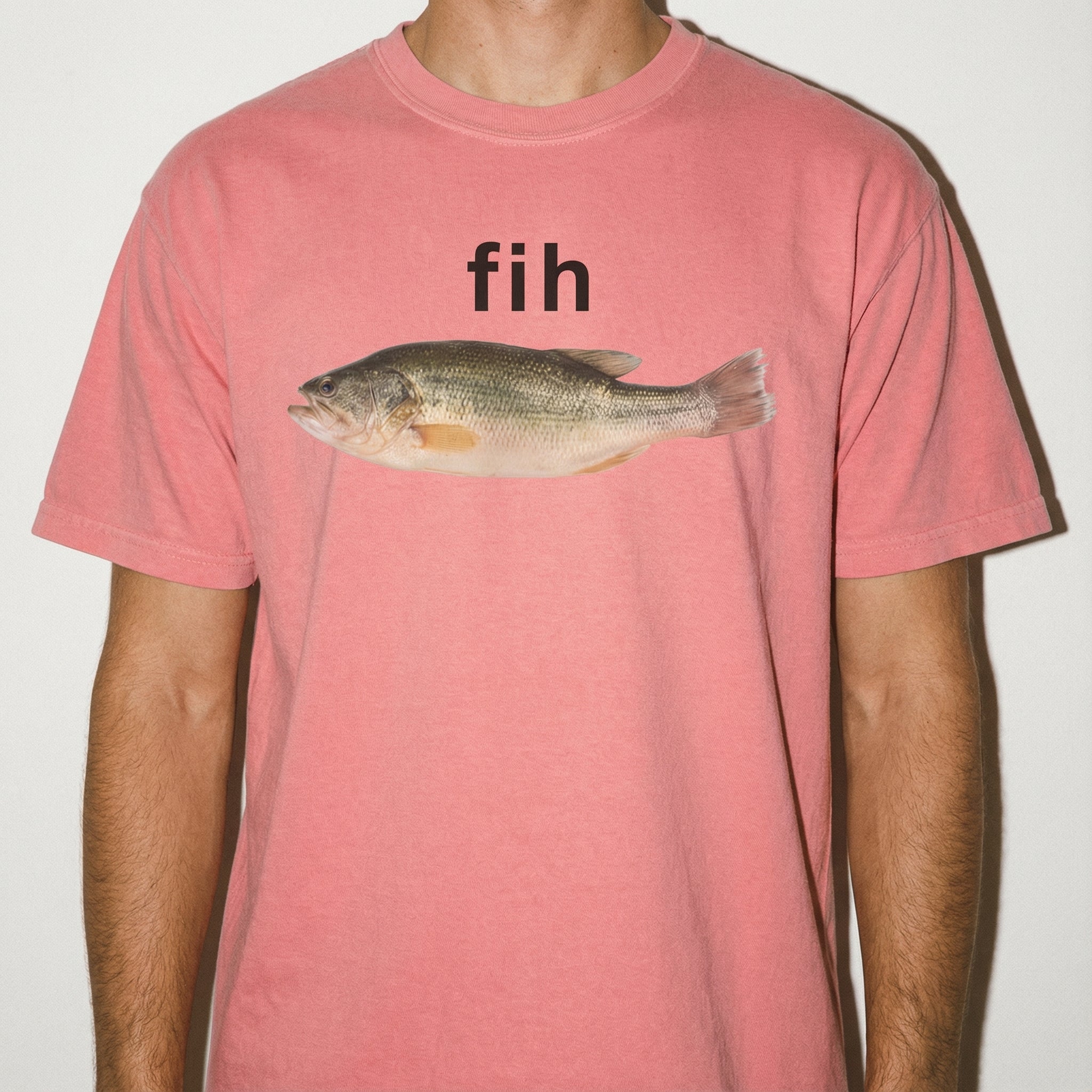 Fih Fish Meme T-Shirt – Funny Internet Humor Graphic Tee – Gen Z Style Shirt