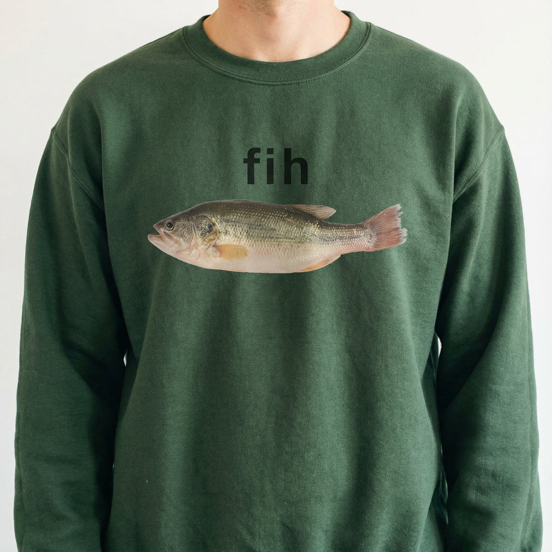 Fih Fish Meme T-Shirt – Funny Internet Humor Graphic Tee – Gen Z Style Shirt