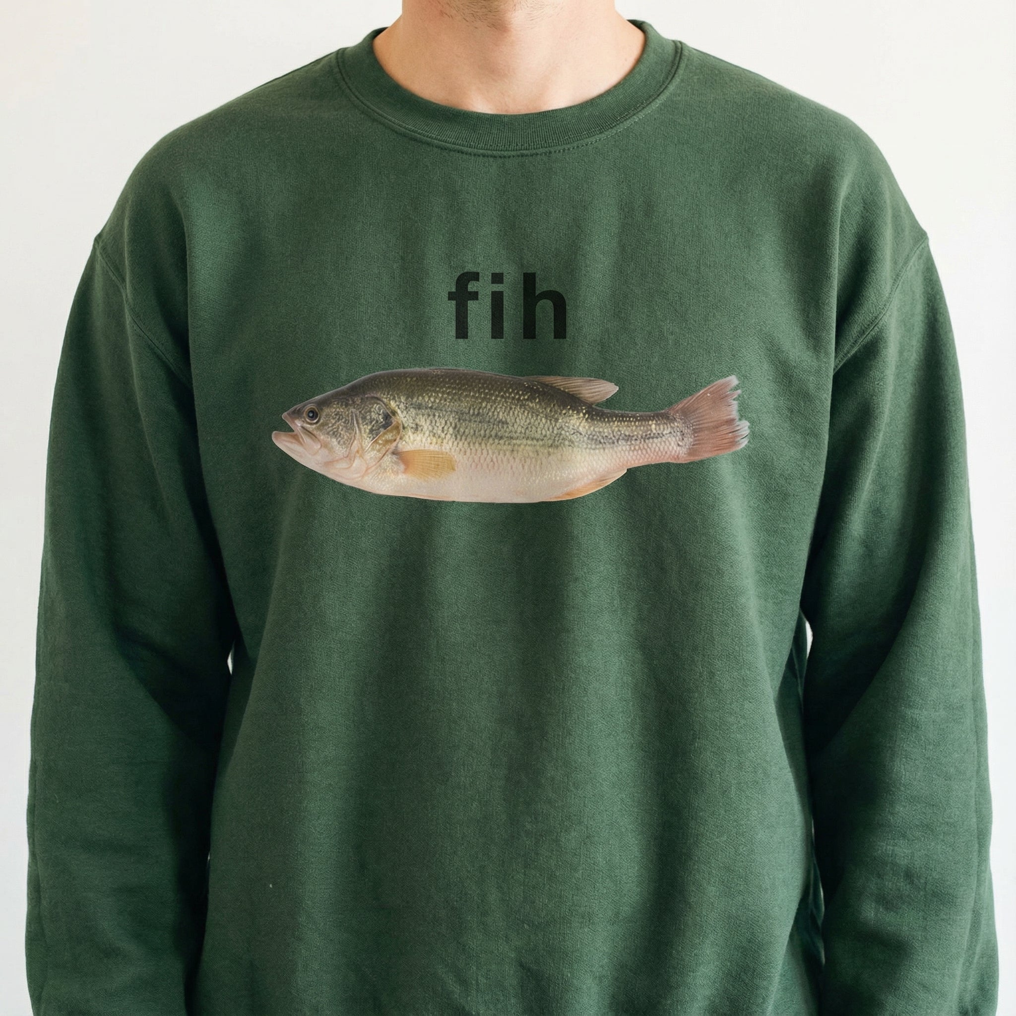 Fih Fish Meme T-Shirt – Funny Internet Humor Graphic Tee – Gen Z Style Shirt