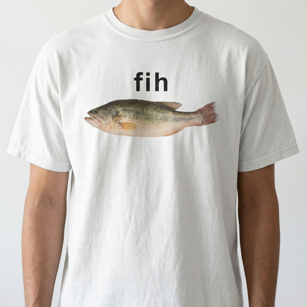 Homur Fish Fih Fish Meme T-Shirt – Funny Internet Humor Graphic Tee – Gen Z Style ...