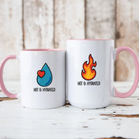 Fire & Water Matching Mugs For Couples