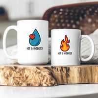 Fire & Water Matching Mugs For Couples