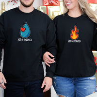 Fire & Water Matching Hoodies For Couples