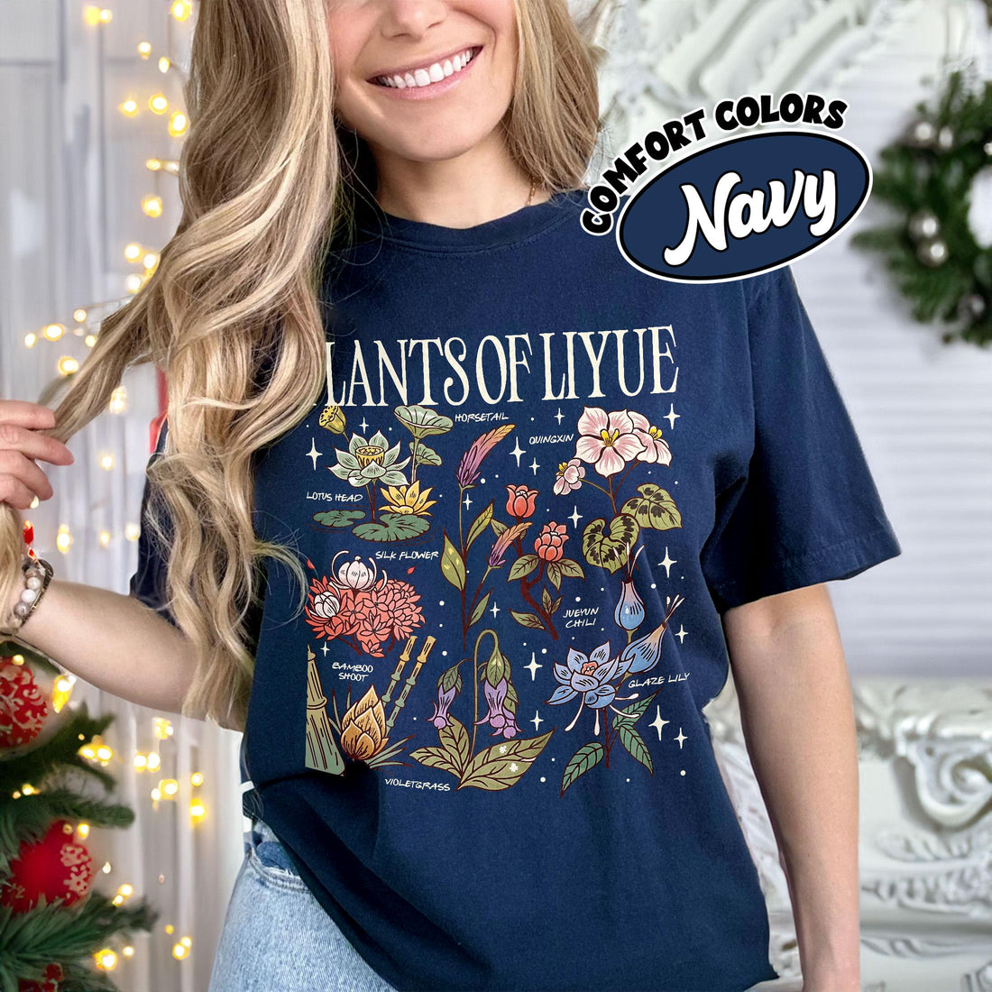 Floral Game Lover Shirt – Wildflower Inspired T-Shirt, Qingxin Floral Graphic Tee