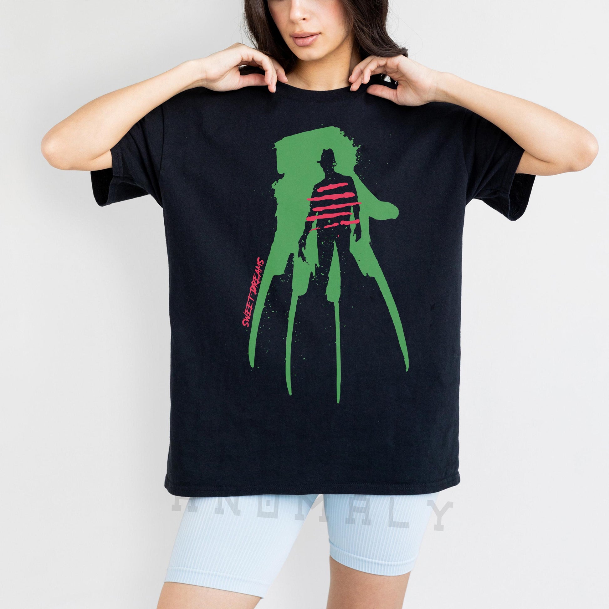 Freddy Nightmare Graphic Tee – Retro 80s Elm Street Horror Movie T-Shirt