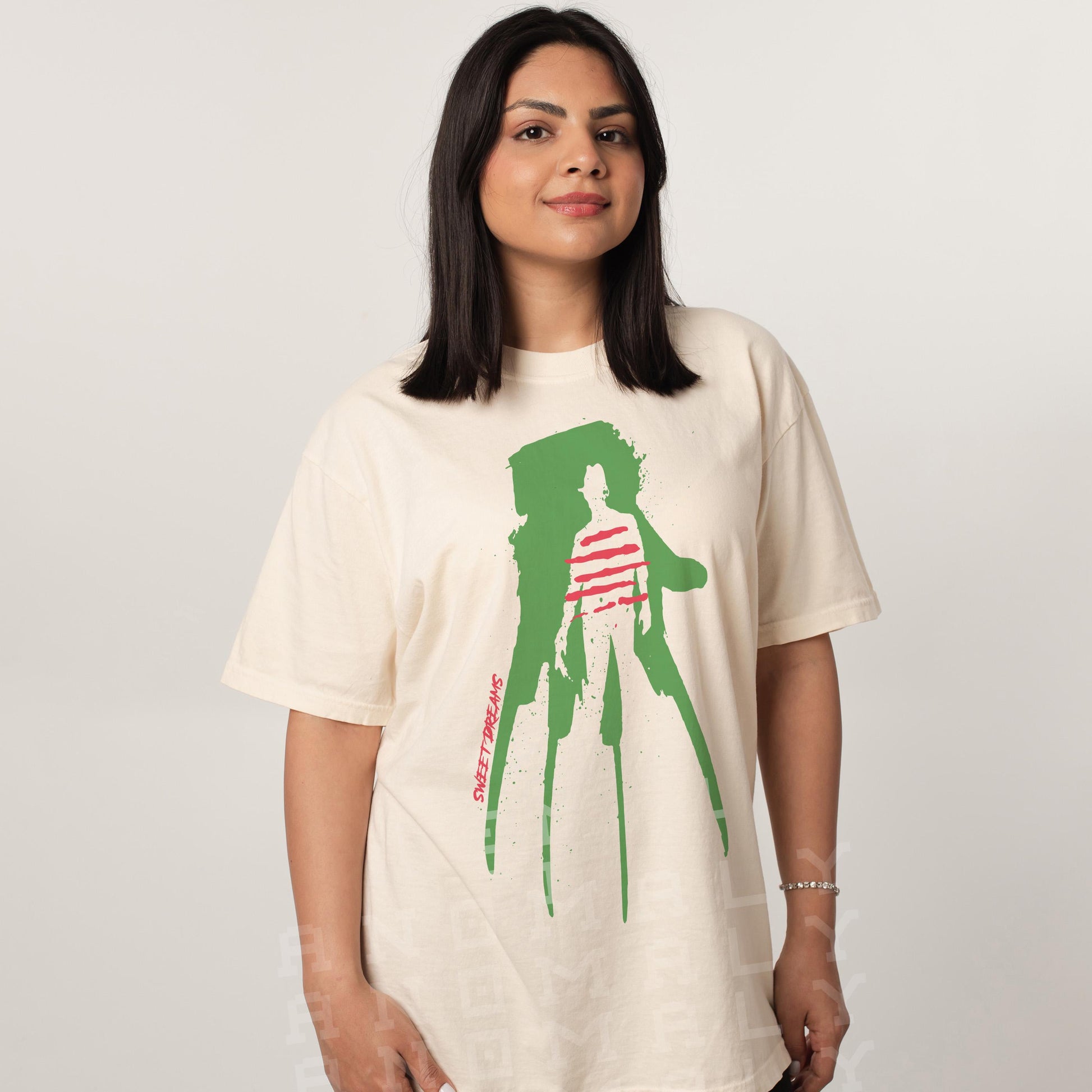 Freddy Nightmare Graphic Tee – Retro 80s Elm Street Horror Movie T-Shirt