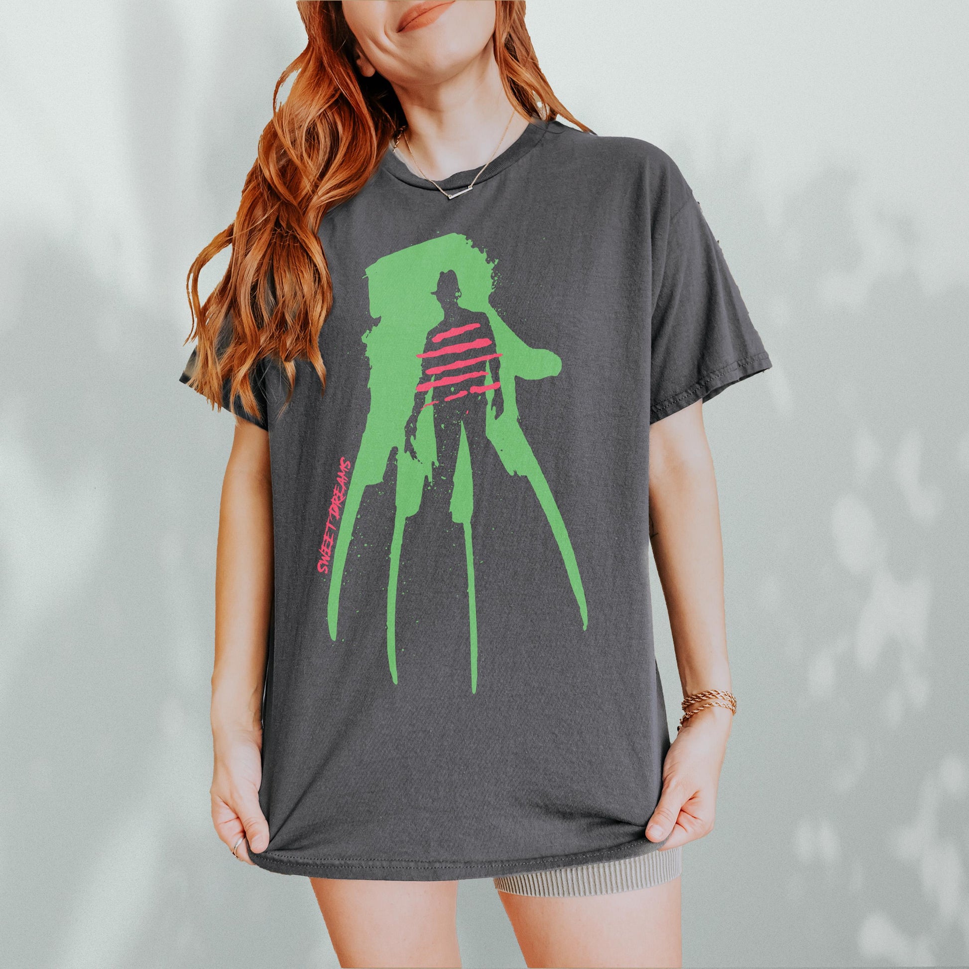 Freddy Nightmare Graphic Tee – Retro 80s Elm Street Horror Movie T-Shirt
