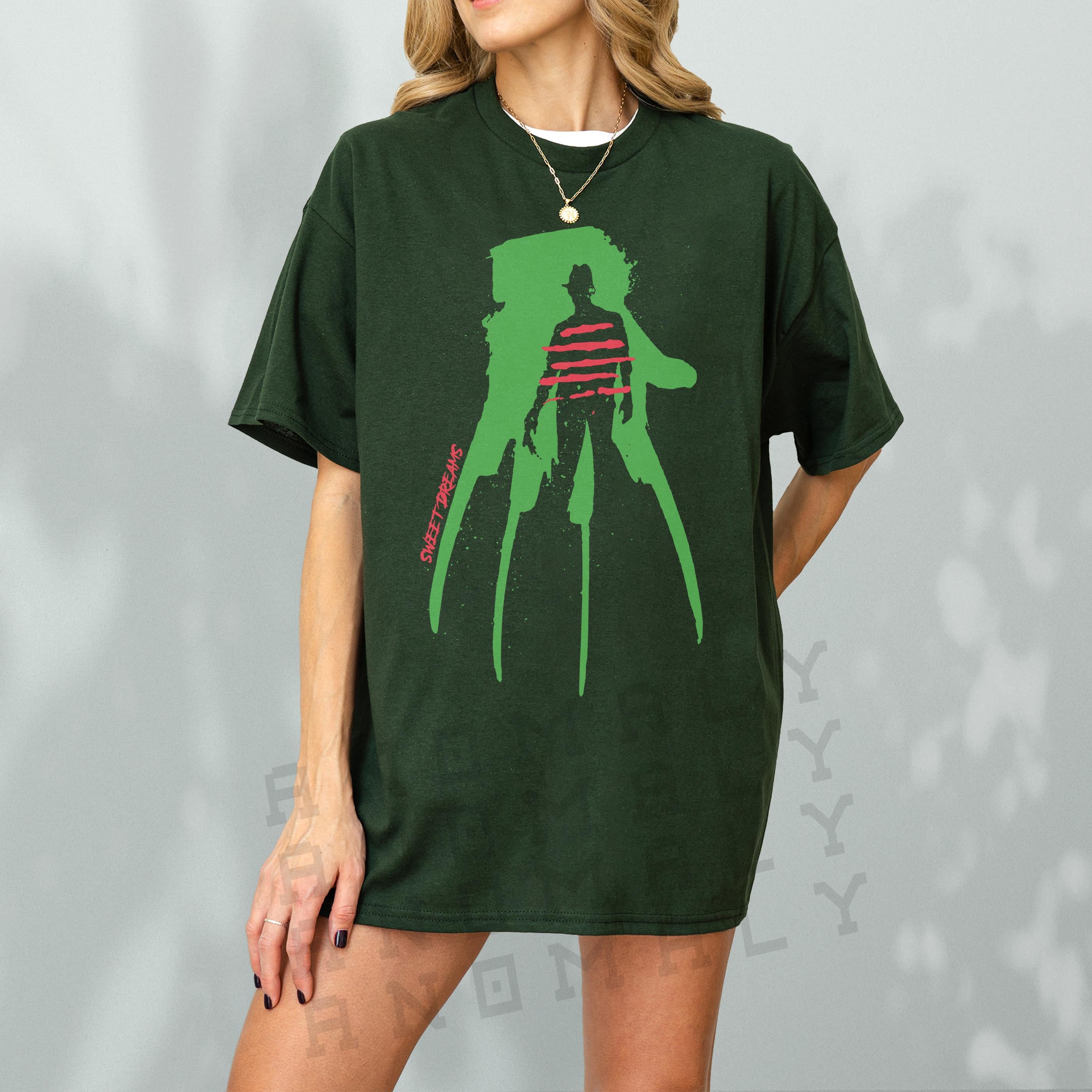 Freddy Nightmare Graphic Tee – Retro 80s Elm Street Horror Movie T-Shirt