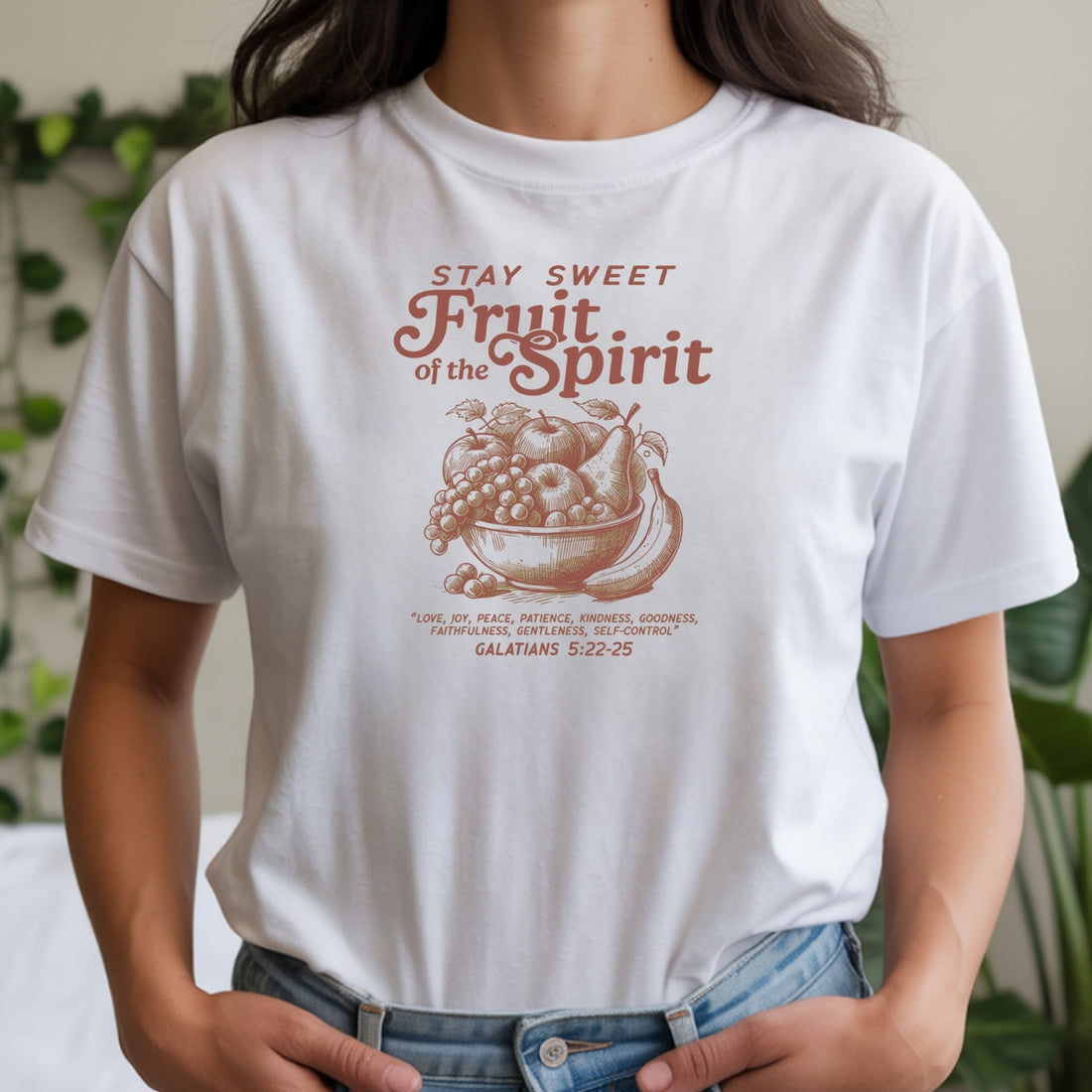 Fruit of the Spirit T-Shirt - Vintage Christian Faith Graphic Tee