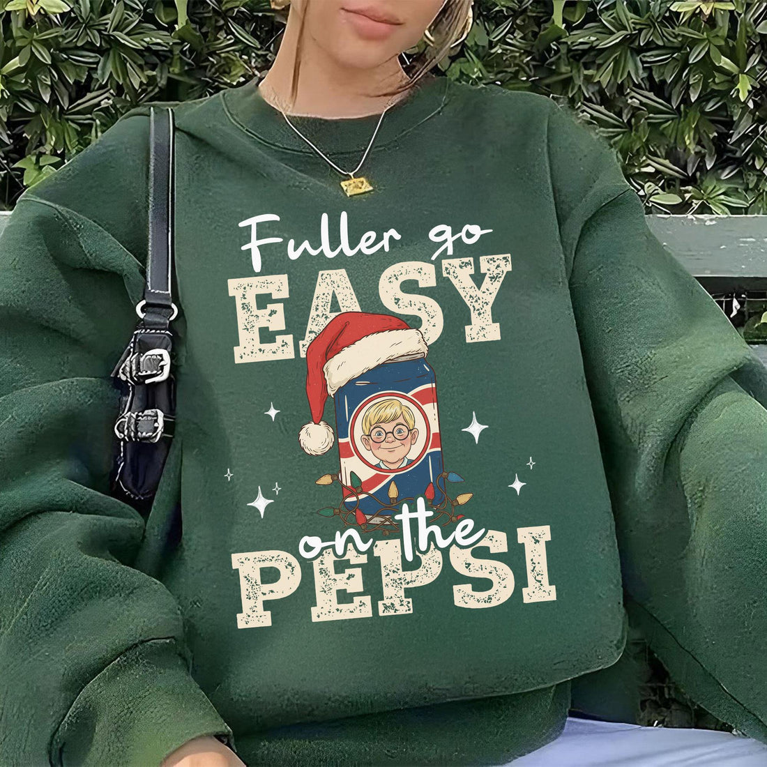 Go Easy on the Soda Christmas Sweatshirt – Funny Home Alone 90s Movie Shirt