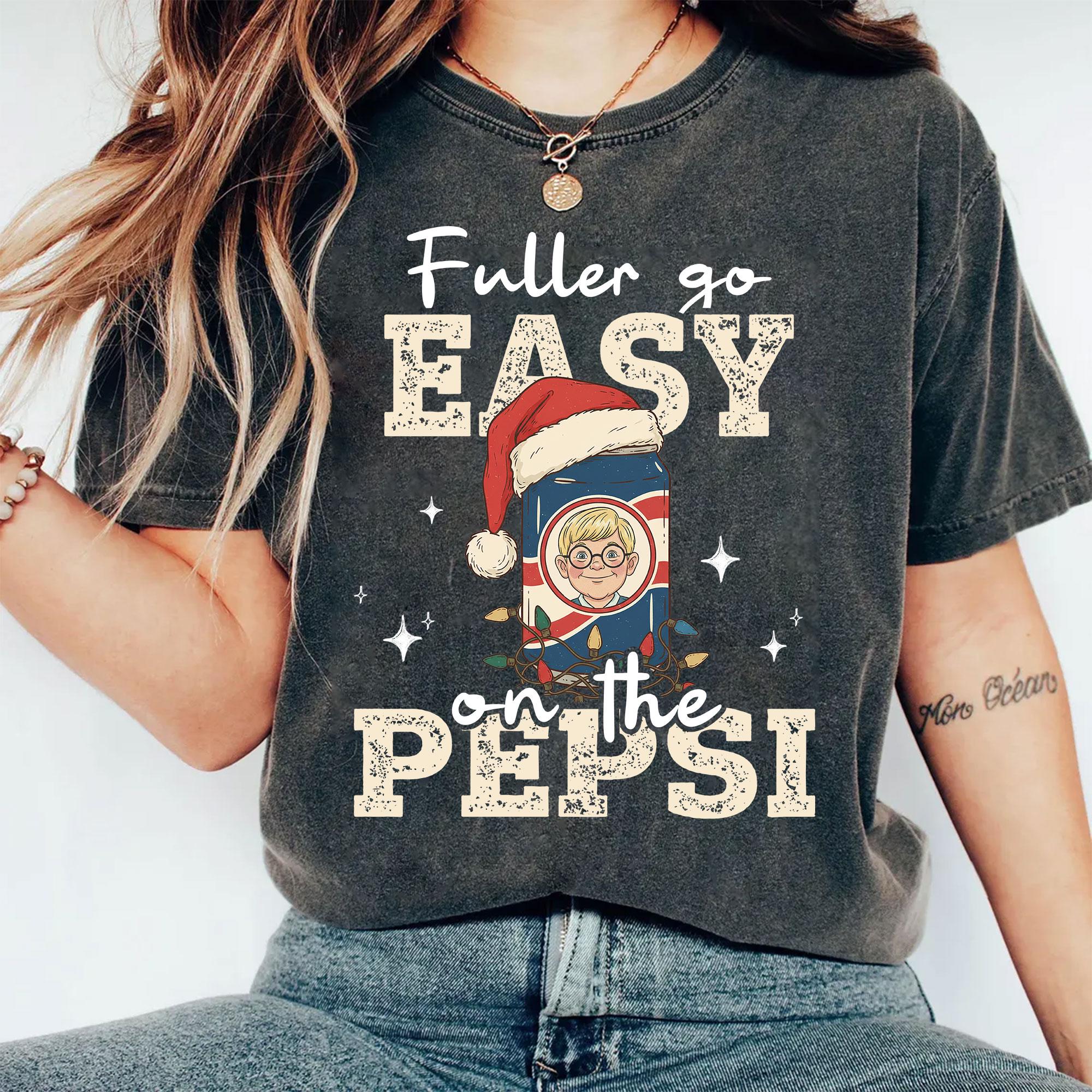Go Easy on the Soda Christmas Sweatshirt – Funny Home Alone 90s Movie Shirt