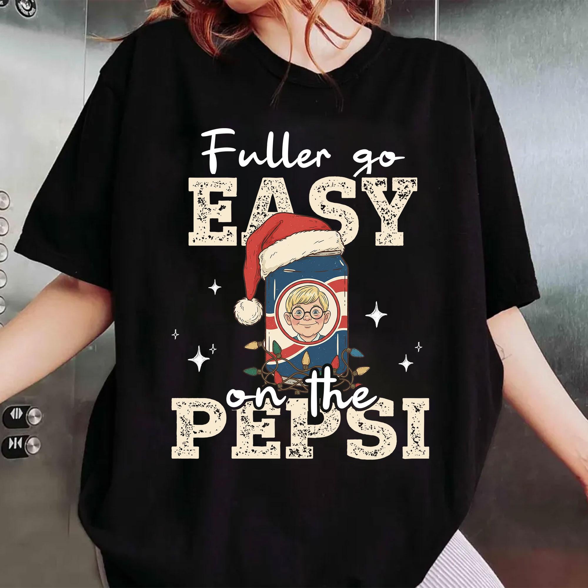 Go Easy on the Soda Christmas Sweatshirt – Funny Home Alone 90s Movie Shirt