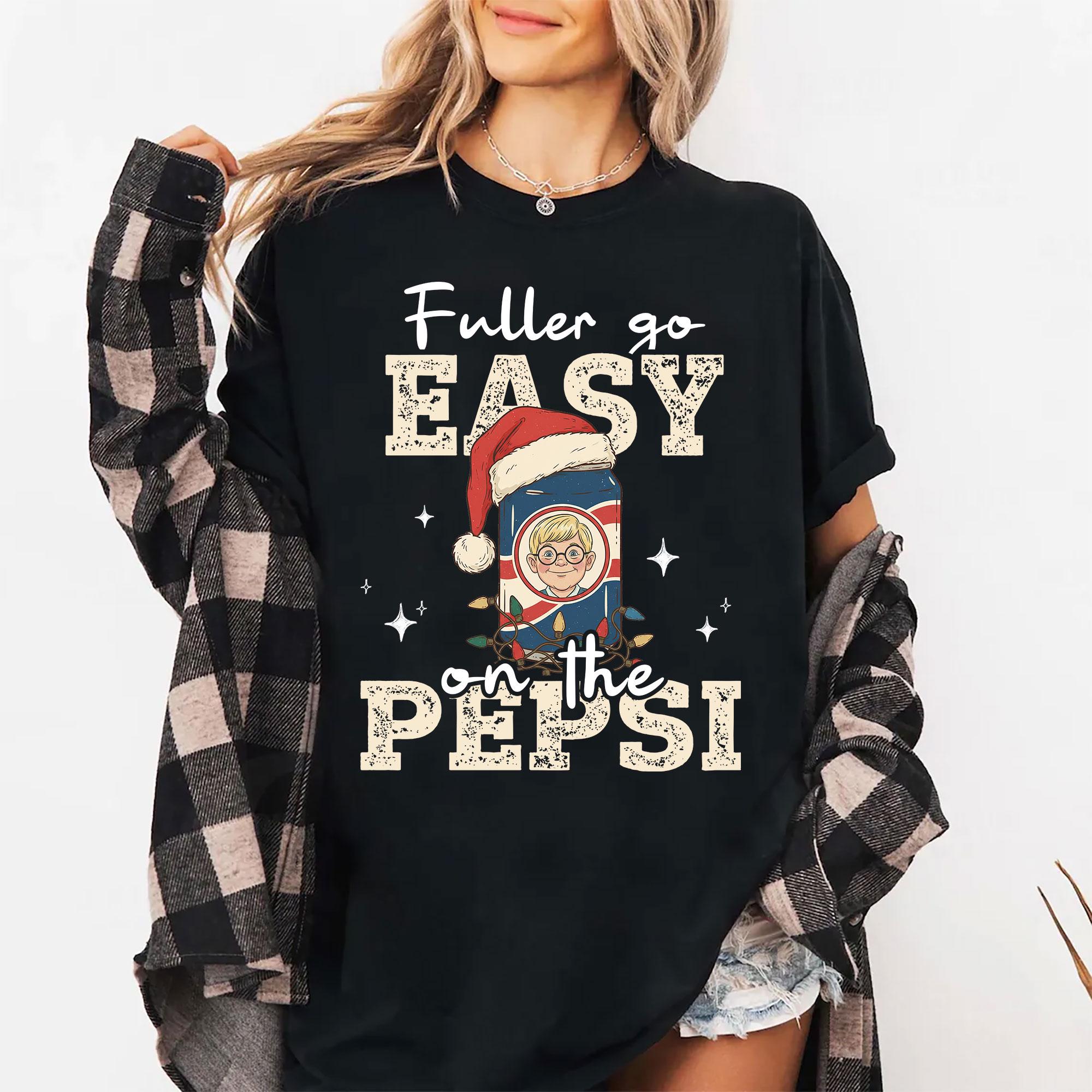 Go Easy on the Soda Christmas Sweatshirt – Funny Home Alone 90s Movie Shirt