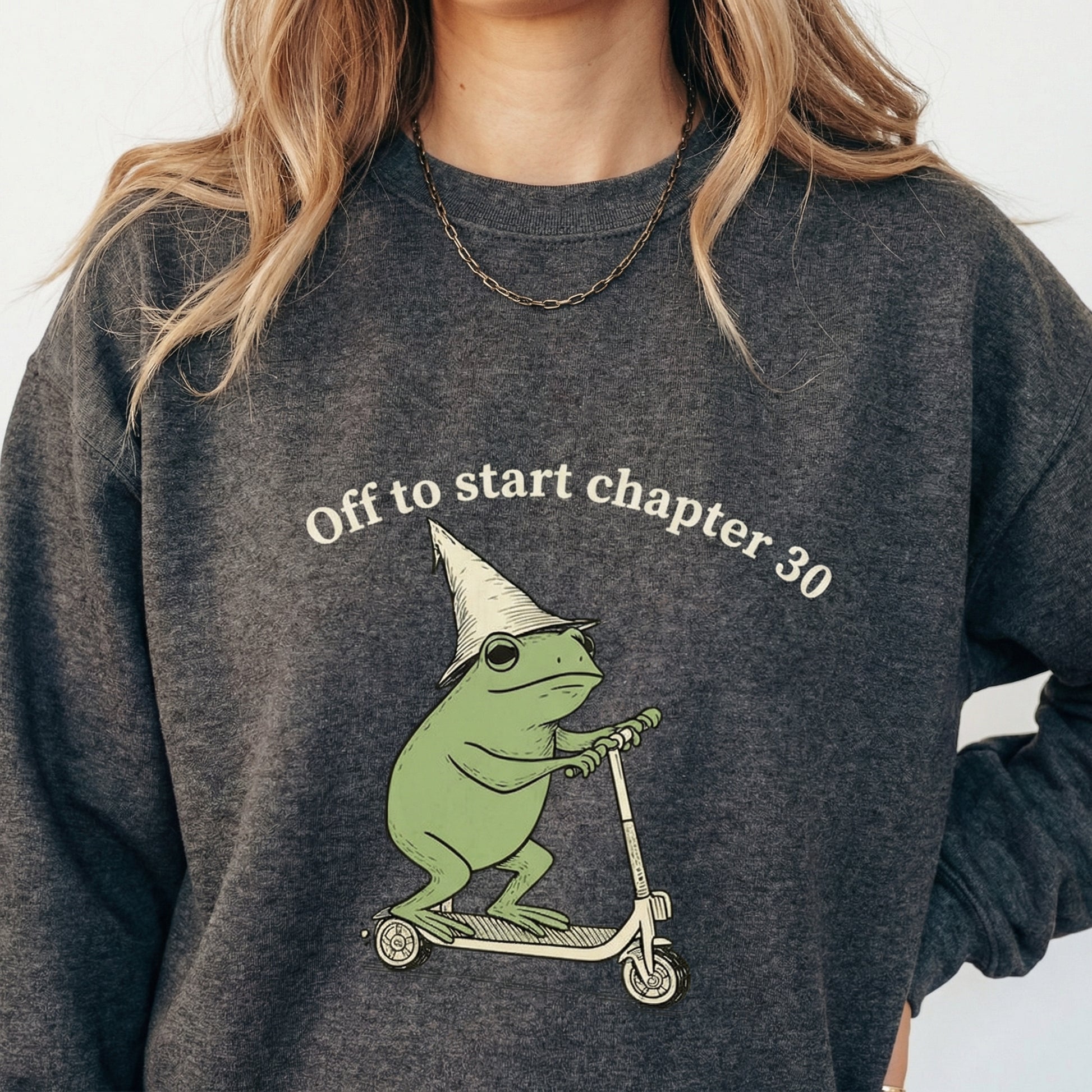 Funny 30th Birthday Frog Shirt – Off to Start Chapter 30 Graphic Tee