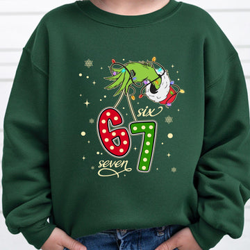 Funny 6 7 Christmas Shirt – Trendy Holiday Lights T-Shirt