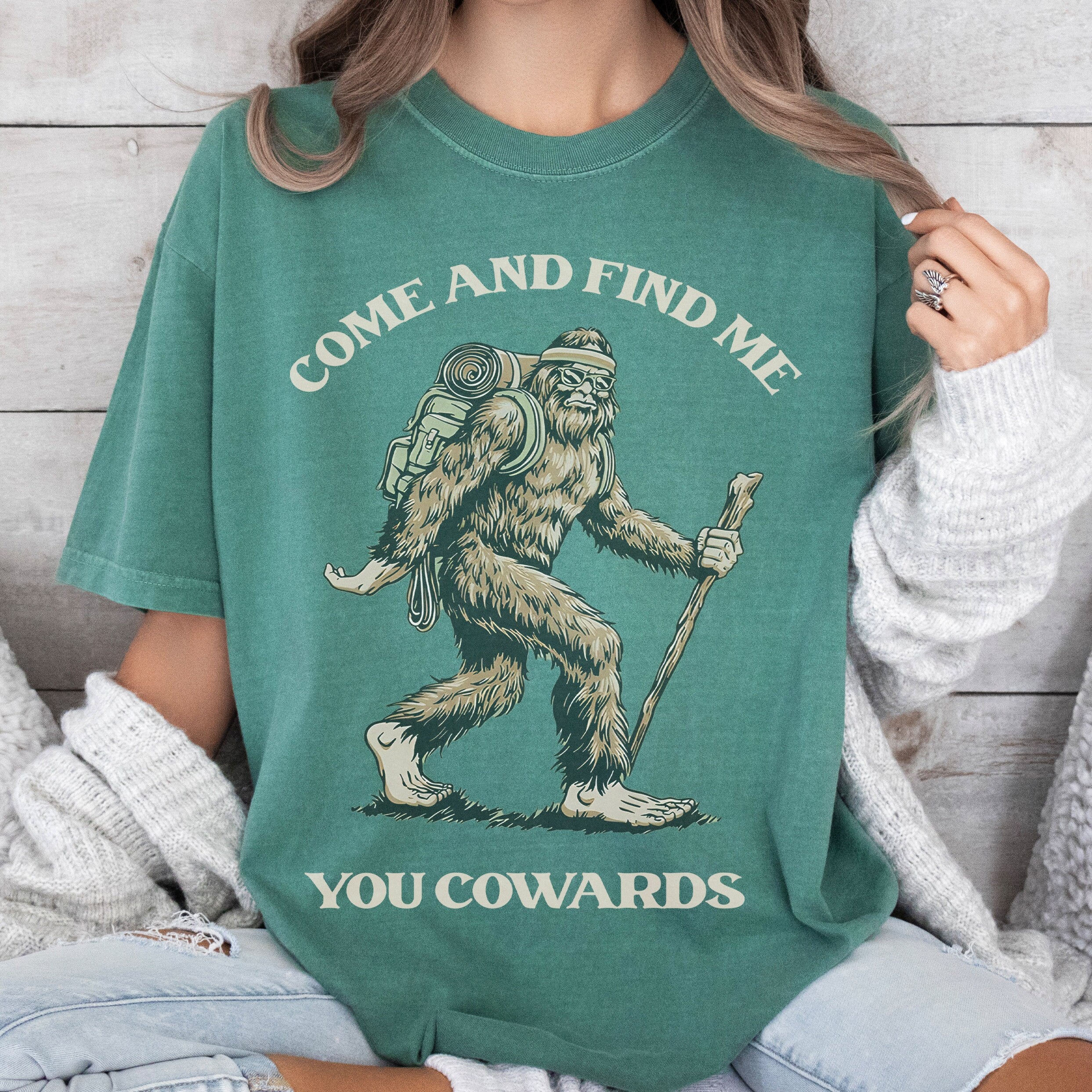 Funny Bigfoot T-Shirt – Unisex Sasquatch Graphic Tee for Men and Women