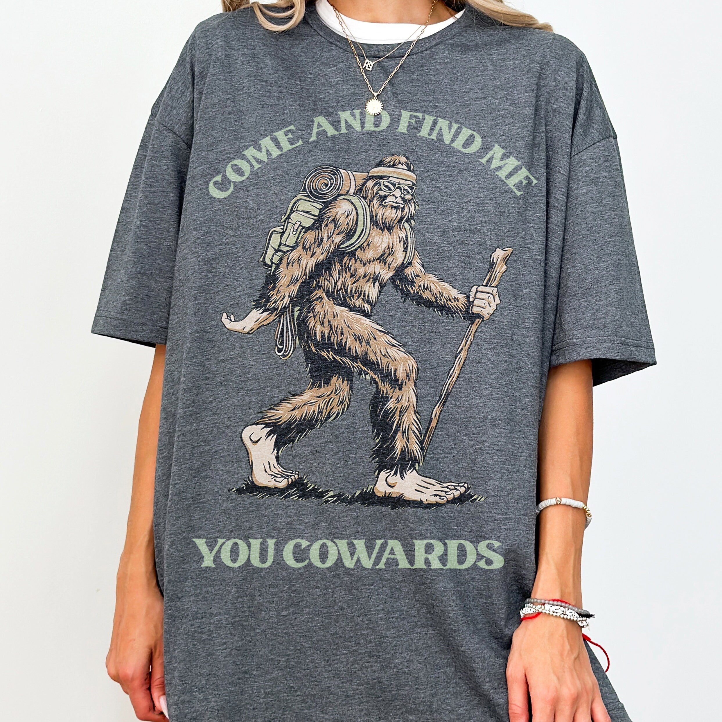 Funny Bigfoot T-Shirt – Unisex Sasquatch Graphic Tee for Men and Women