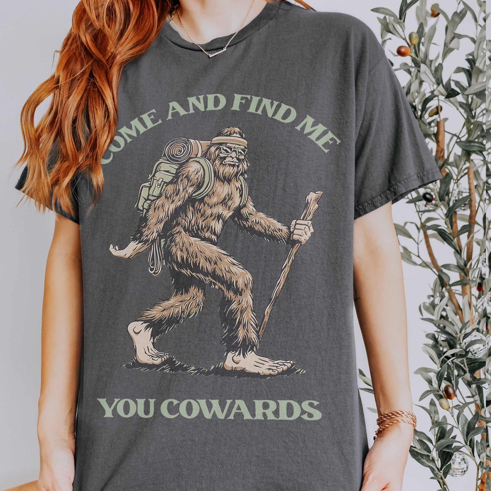 Funny Bigfoot T-Shirt – Unisex Sasquatch Graphic Tee for Men and Women