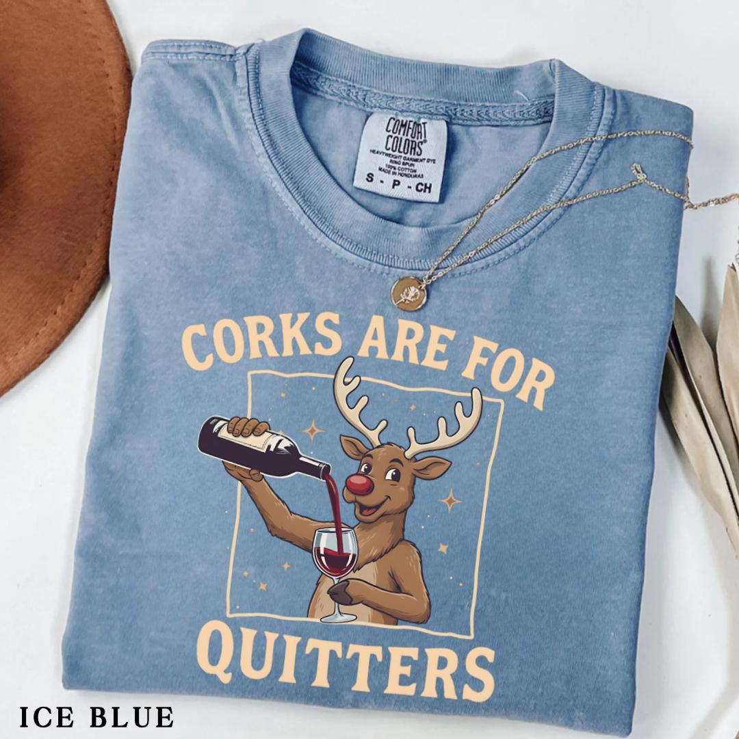 Funny Christmas Wine Shirt – Reindeer Holiday Drinking T-Shirt