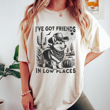 Funny Corgi Graphic T-Shirt - Retro Dog Lover Tee