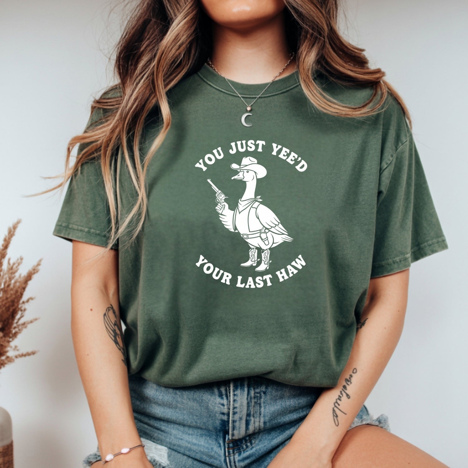 Funny Cowboy Graphic Tee - You Just Yee’d Your Last Haw Shirt Unisex