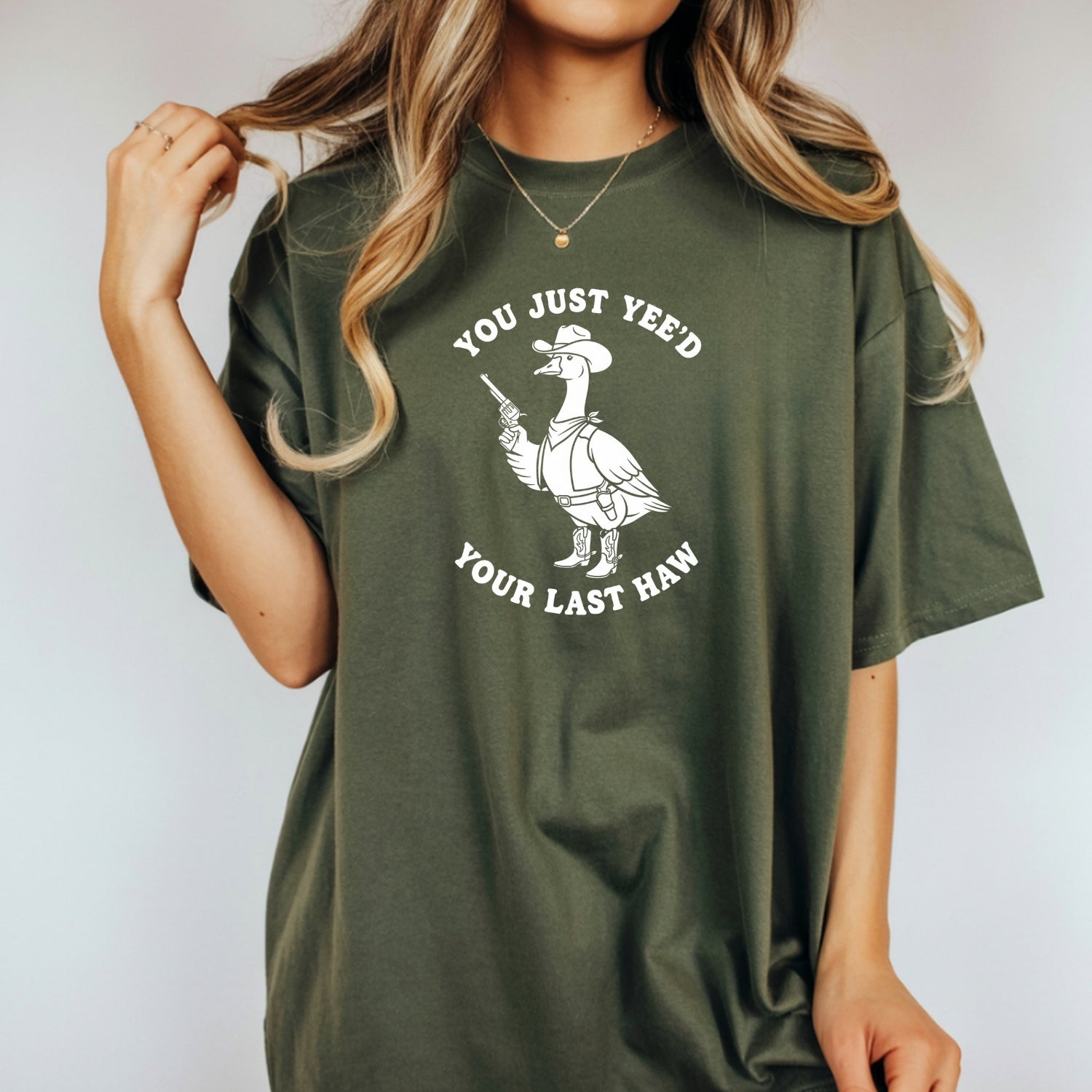 Funny Cowboy Graphic Tee - You Just Yee’d Your Last Haw Shirt Unisex