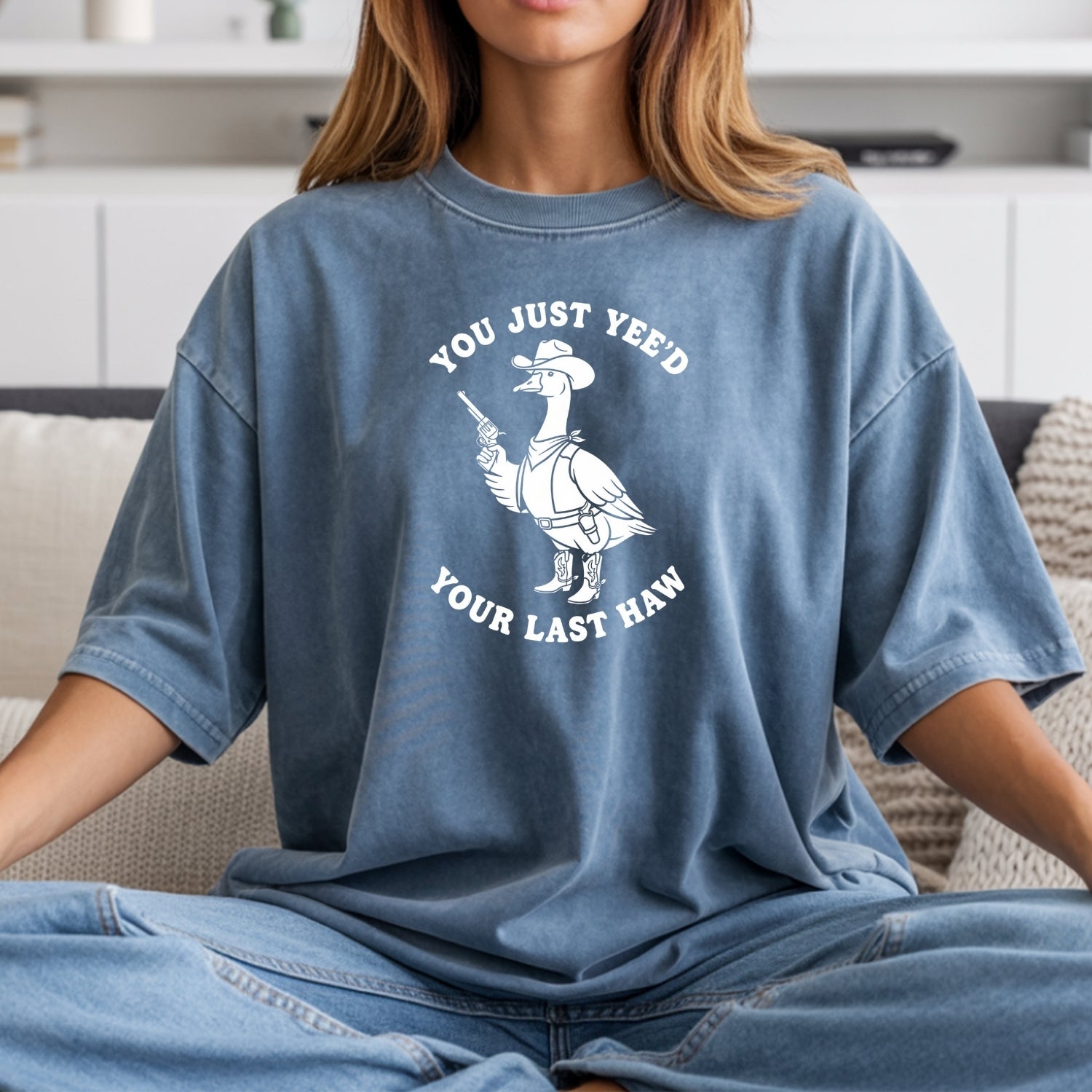 Funny Cowboy Graphic Tee - You Just Yee’d Your Last Haw Shirt Unisex